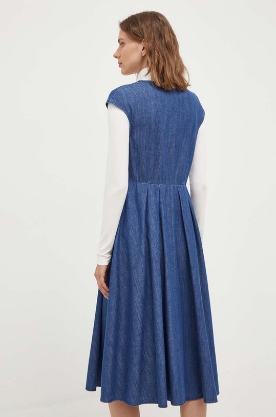 Odzież Weekend Max Mara sukienka jeansowa 2352261339600 granatowy