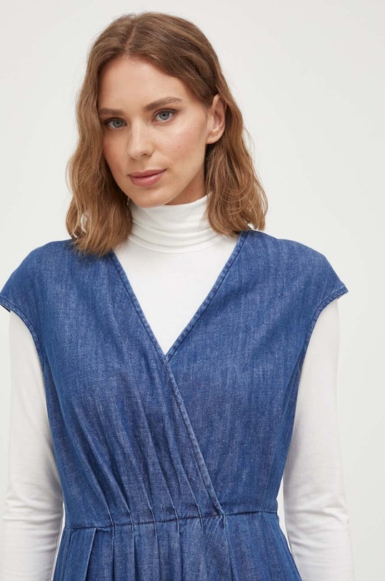 Weekend Max Mara sukienka jeansowa granatowy 2352261339600