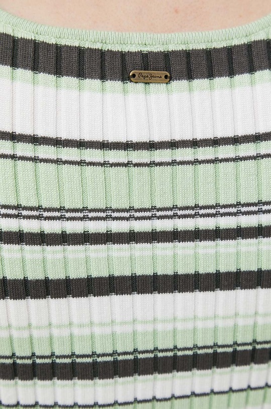 Pepe Jeans sukienka zielony PL953341.0AA
