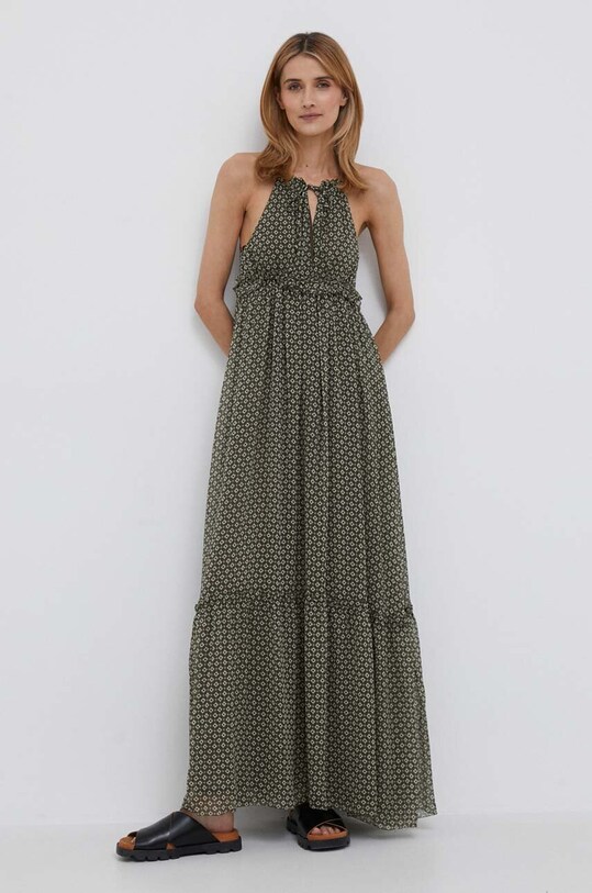 Šaty Pepe Jeans PL953350.0AA zelená AW23