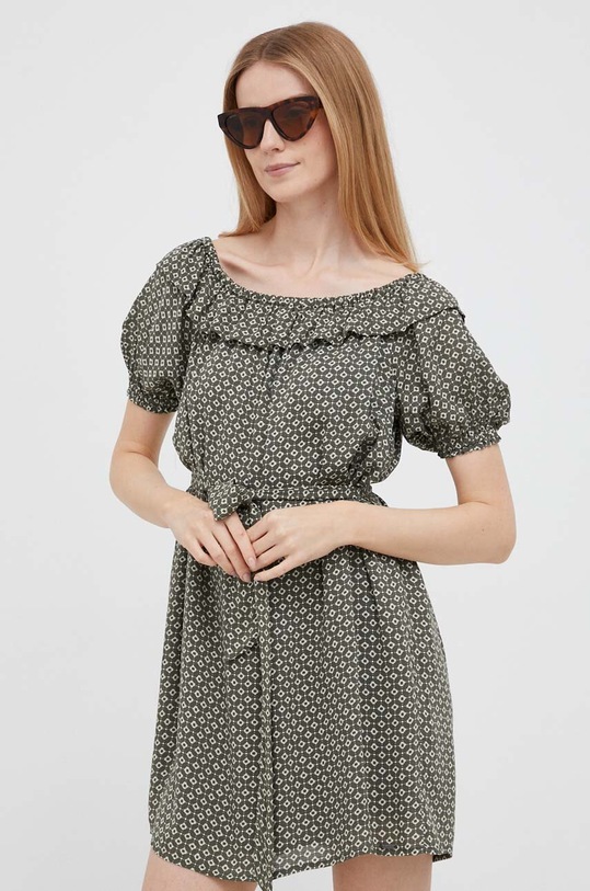Pepe Jeans sukienka casual zielony PL953352.0AA