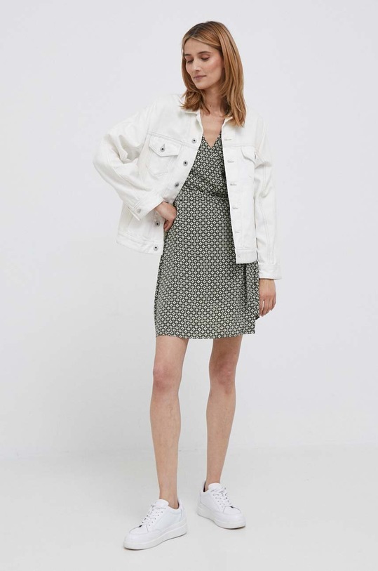 Šaty Pepe Jeans PL953355.0AA zelená AW23