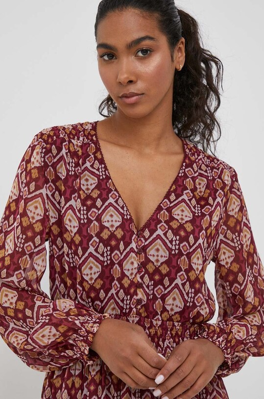 Платье Pepe Jeans бордо PL953357.0AA