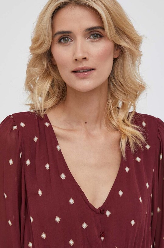 Платье Pepe Jeans бордо PL953359.0AA