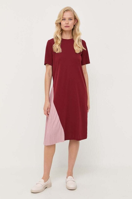 Φόρεμα Max Mara Leisure 2336260334600 μπορντό AW23
