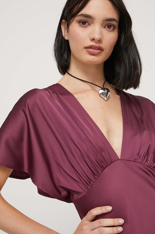 Abercrombie & Fitch sukienka KI159.3282.566 fioletowy