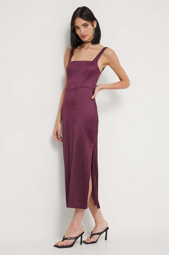 Abercrombie & Fitch sukienka KI159.3286.566 fioletowy AW23