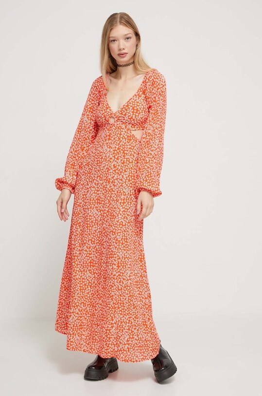 Šaty Billabong maxi oranžová ABJWD00612
