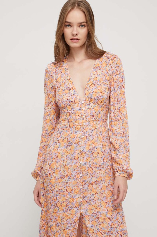 Billabong sukienka pomarańczowy ABJWD00611