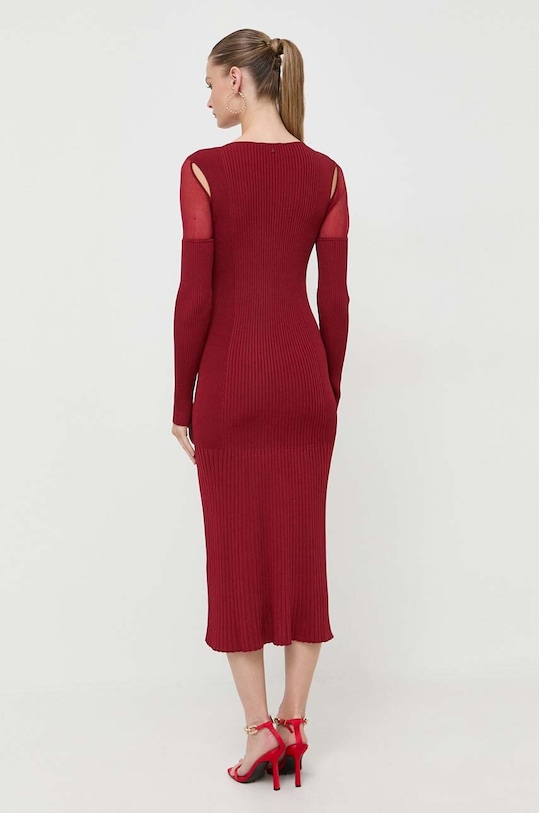 Odzież Patrizia Pepe sukienka 8A1152.K9J5 bordowy