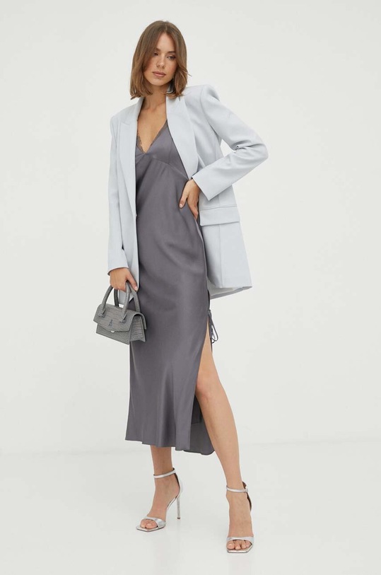 Šaty Patrizia Pepe šedá 8A1156.A100
