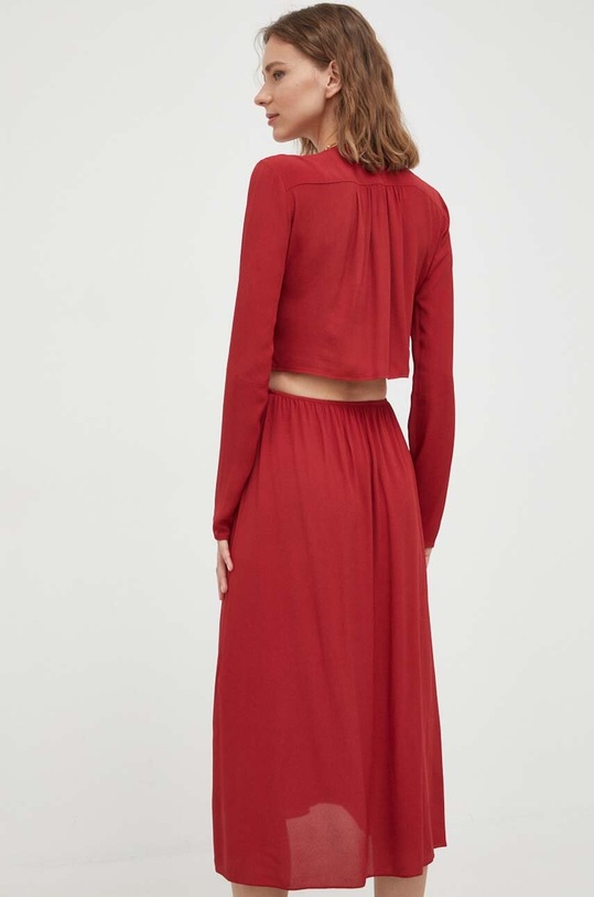 Odzież Patrizia Pepe sukienka 8A1195.A8I1 czerwony
