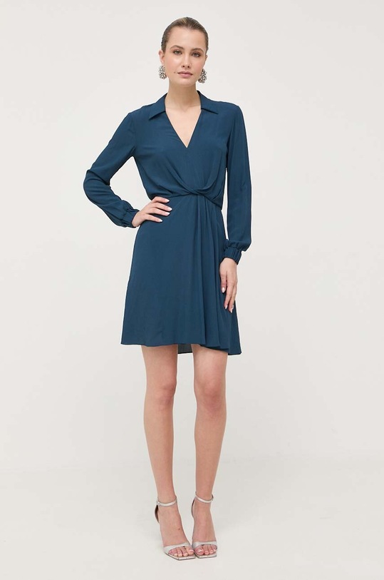 Patrizia Pepe sukienka 8A1196.A8I1 turkusowy AW23