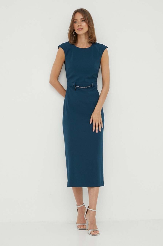 Patrizia Pepe rochie 8A1204.A6F5 turcoaz AW23