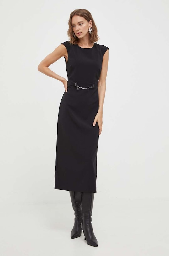 Patrizia Pepe sukienka 8A1204.A6F5 czarny AW23