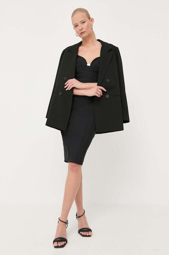 Elisabetta Franchi sukienka AB42536E2 czarny AW23