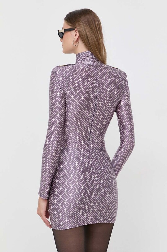 Odzież Elisabetta Franchi sukienka AB43736E2 fioletowy