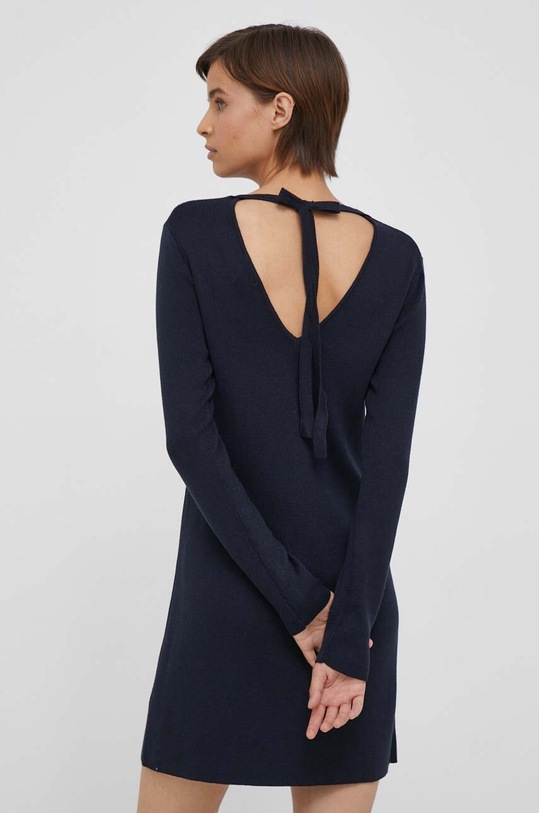 Pepe Jeans rochie din amestec de lana Darice mini bleumarin PL953385.594
