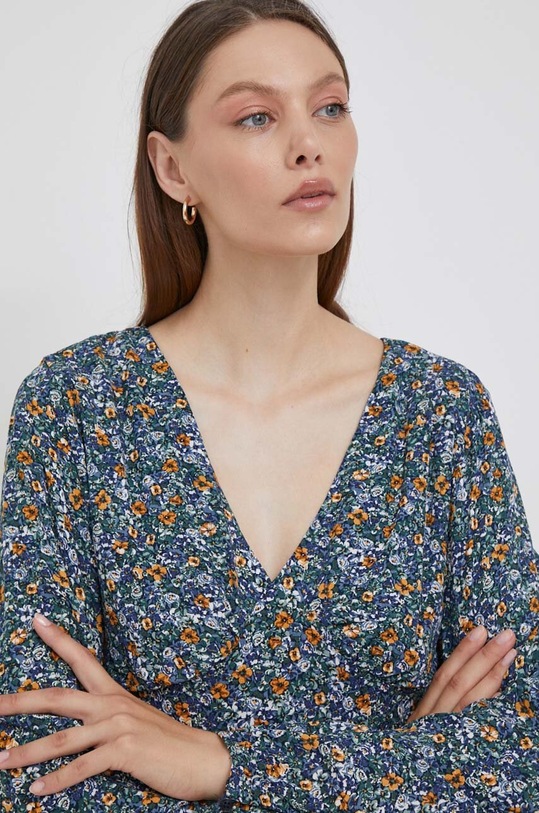 Pepe Jeans sukienka niebieski PL953432.0AA