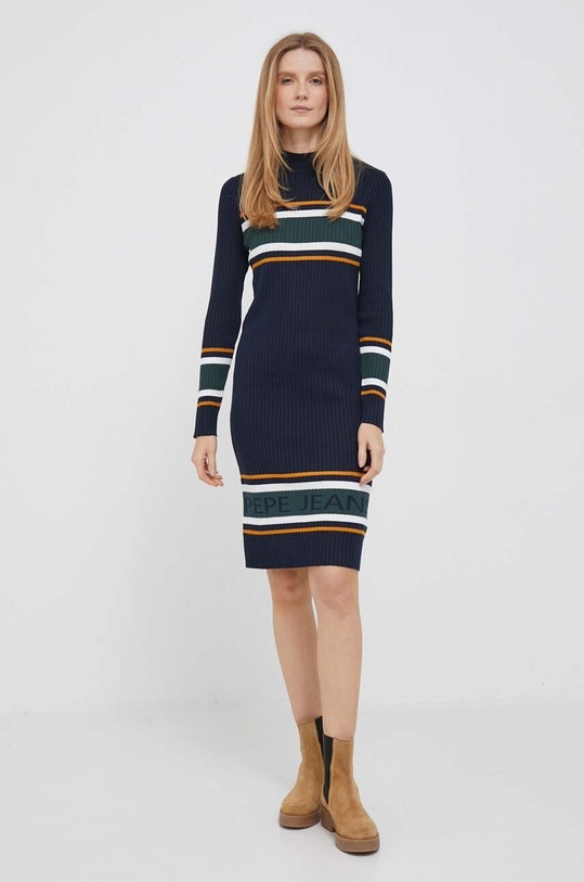 Pepe Jeans sukienka Evelina PL953390.594 granatowy AW23