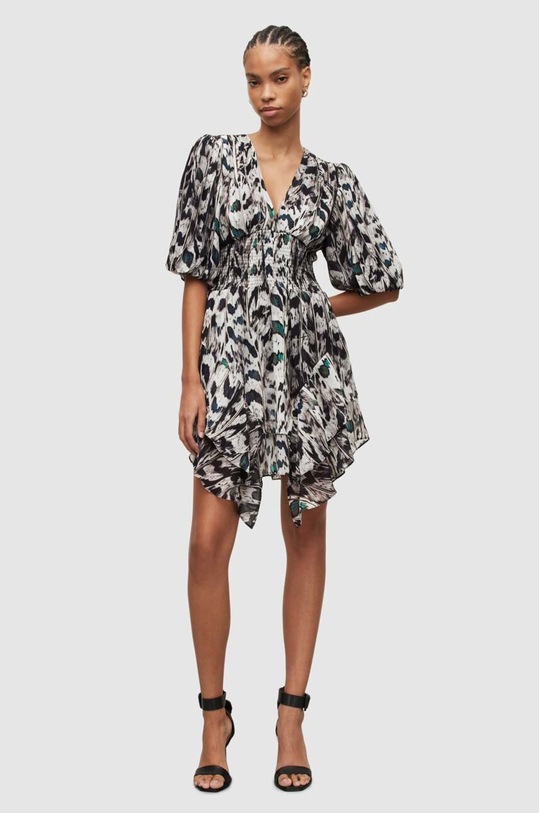 AllSaints sukienka CIARA INES DRESS casual biały WD195Y