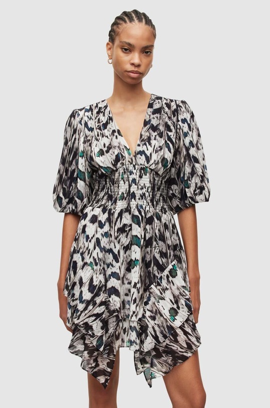 AllSaints sukienka CIARA INES DRESS WD195Y biały AW23
