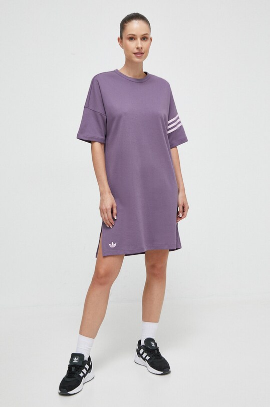 Φόρεμα adidas Originals IP6511 μωβ AW23