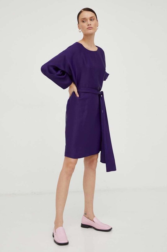 Φόρεμα Drykorn 60564.130066 μωβ AW23