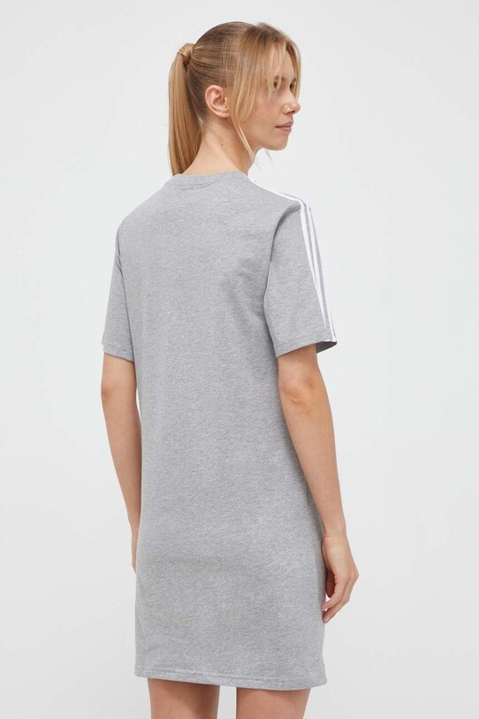 Îmbrăcăminte adidas rochie din bumbac HR4924 gri