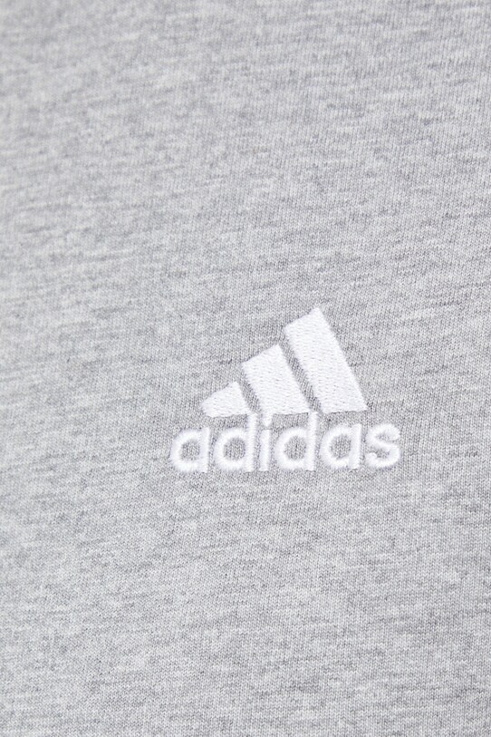 Bavlněné šaty adidas HR4924 šedá