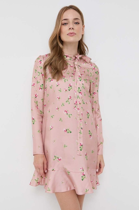 Red Valentino selyem ruha 3R3VAHM06UW rózsaszín AW23