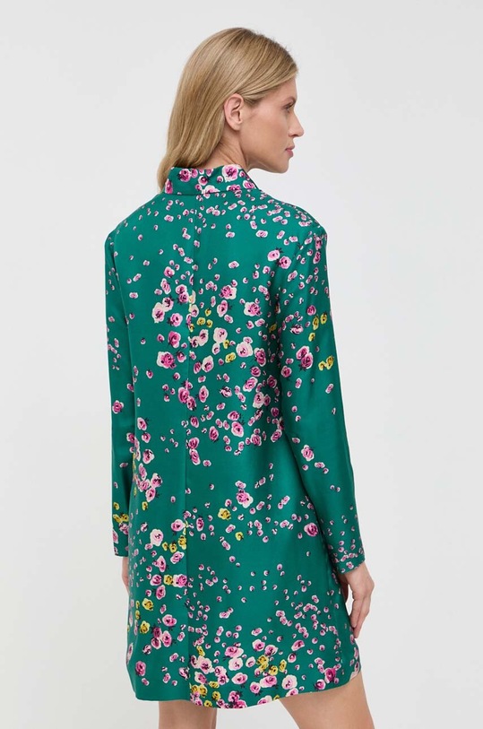 Odzież Red Valentino sukienka jedwabna 3R3VAJD06UU turkusowy