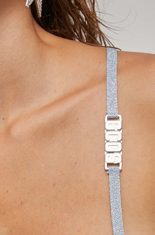 GCDS sukienka FW23W670946 niebieski