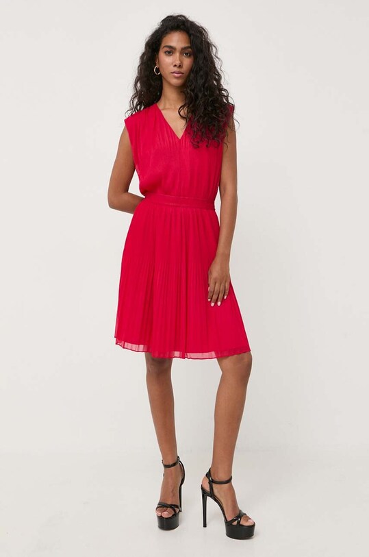Obleka Armani Exchange Mini rdeča 6RYA09.YN3PZ