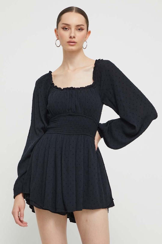 Ολόσωμη φόρμα Hollister Co. μακρύ μαύρο KI359.3250.900