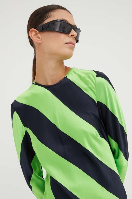 Samsoe Samsoe sukienka zielony F23300064