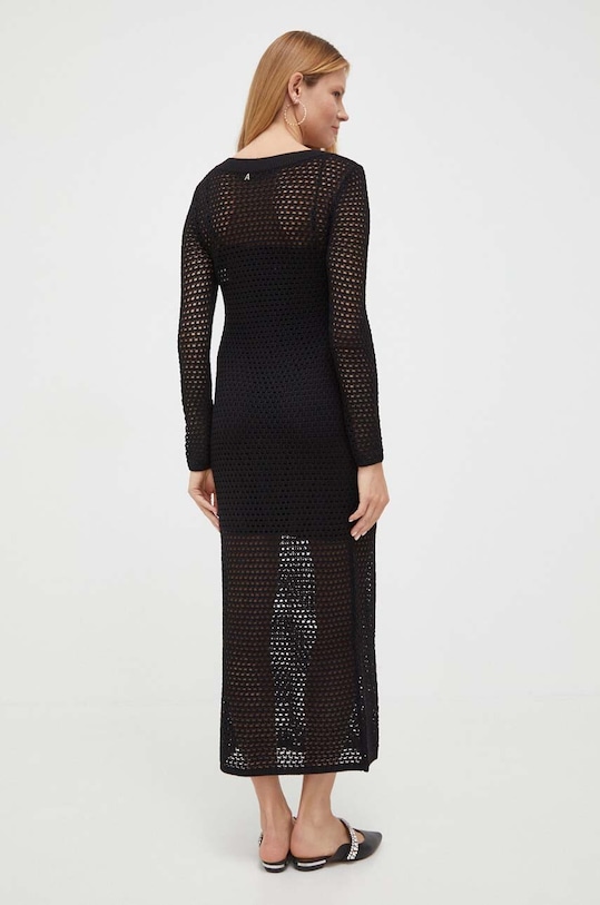 Odzież Twinset sukienka z domieszką wełny 232AP3155 czarny