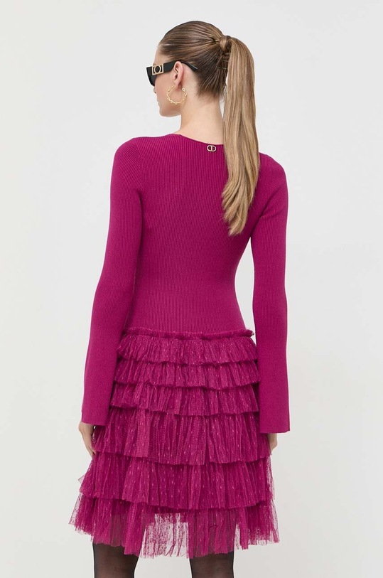 Odzież Twinset sukienka 232TP3051 fioletowy
