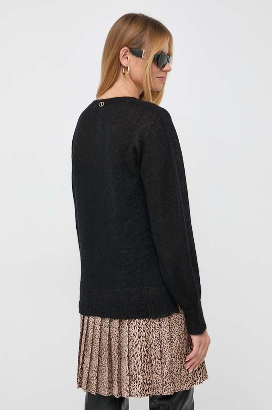 Odzież Twinset sukienka i sweter wełniany 232TP3711 czarny