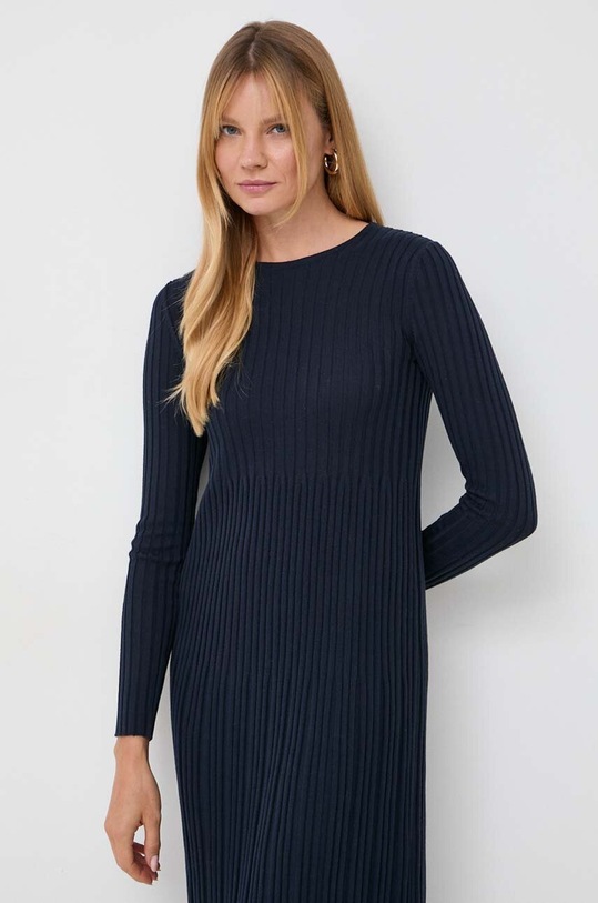 Weekend Max Mara sukienka wełniana granatowy 2353260233600
