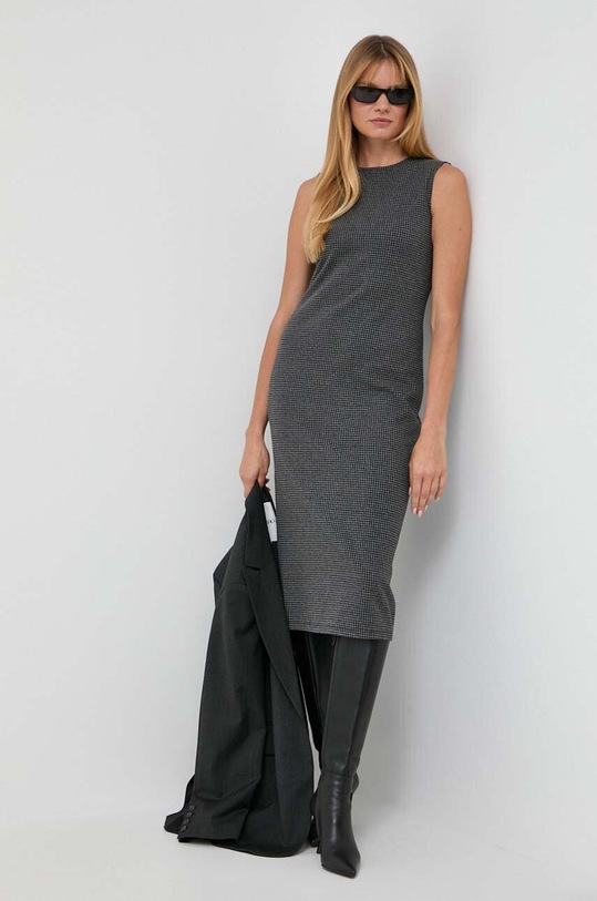 Weekend Max Mara sukienka midi szary 2356260133600
