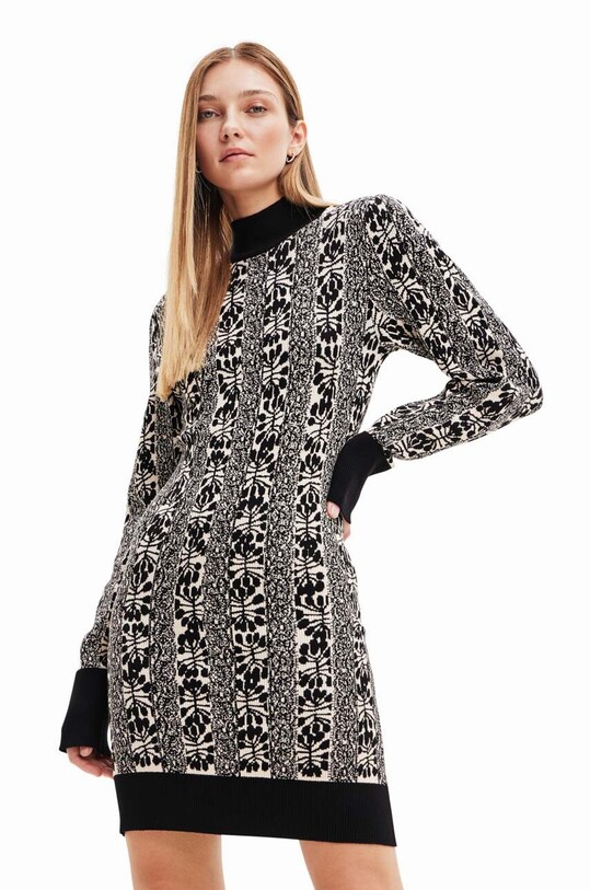 Сукня Desigual візерунок чорний 23WWVF01