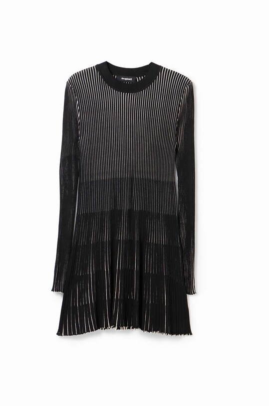 Φόρεμα Desigual 23WWVF11 μαύρο