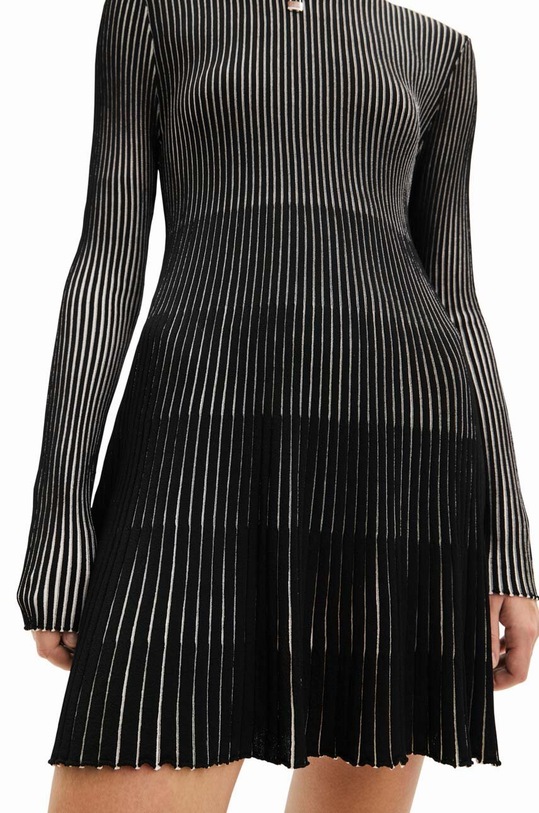 Ρούχα Φόρεμα Desigual 23WWVF11 μαύρο