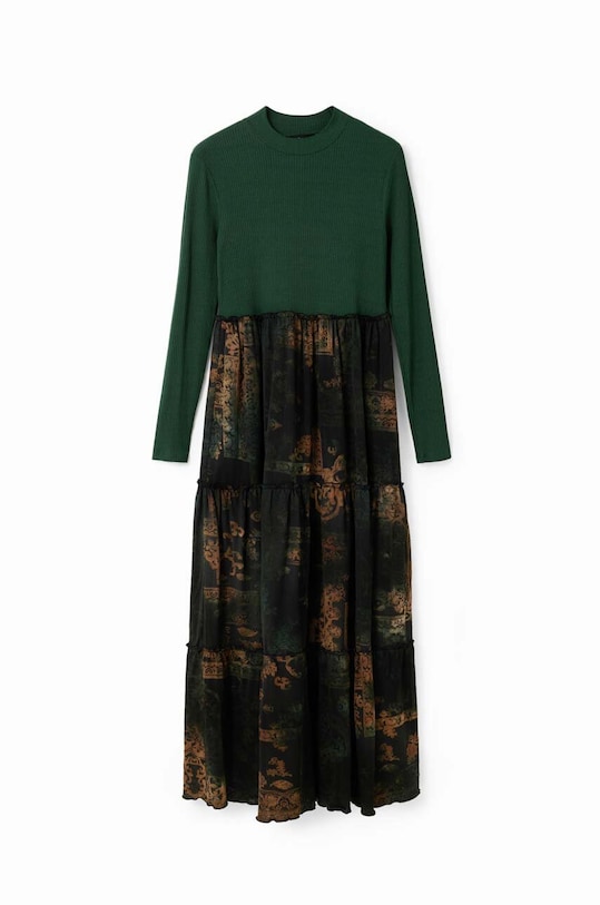 Haljina Desigual 23WWVK89 zelena