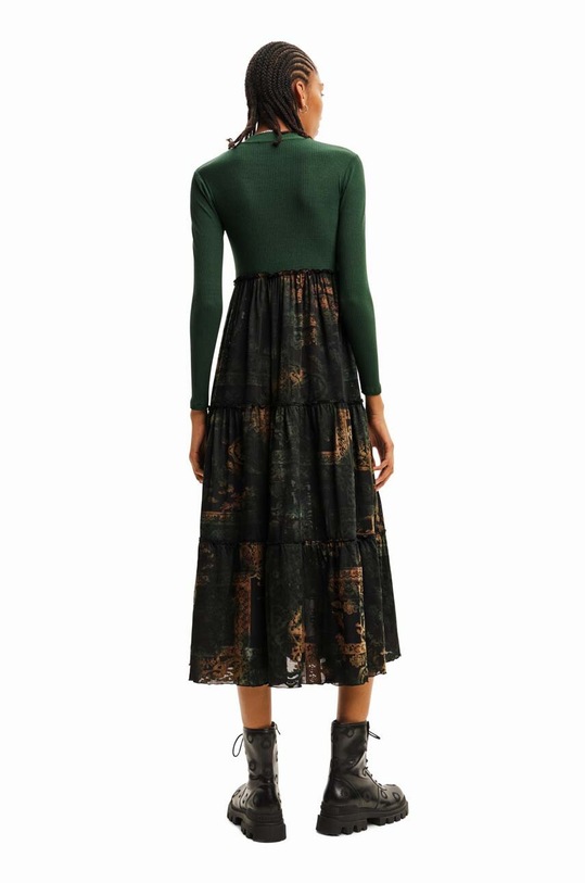 Φόρεμα Desigual 23WWVK89 πράσινο AW23