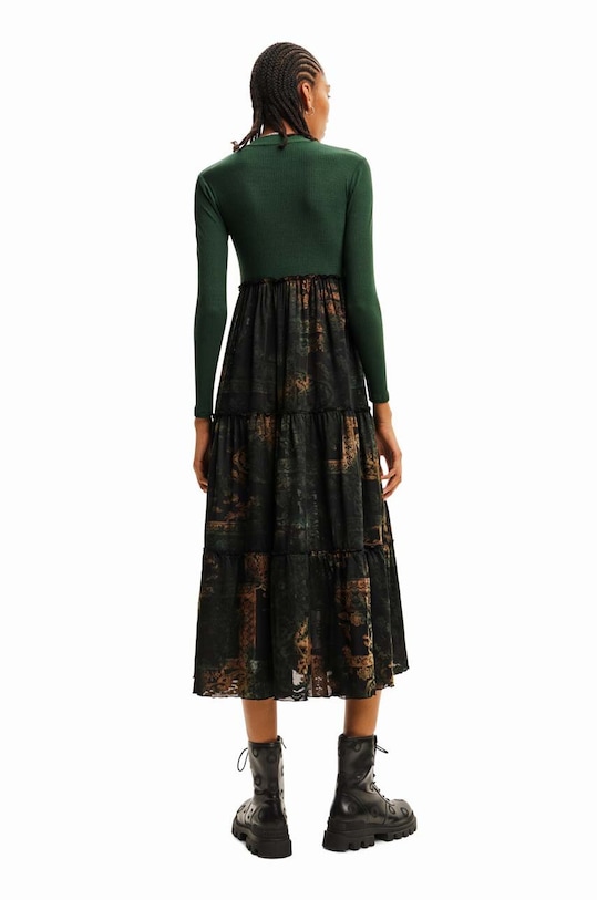 Φόρεμα Desigual 23WWVK89 πράσινο AW23
