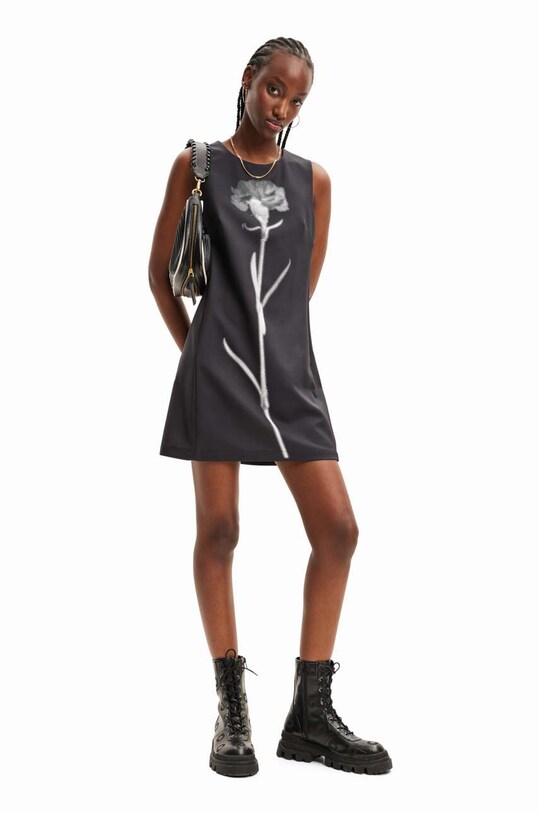 Desigual sukienka czarny 23WWVW49