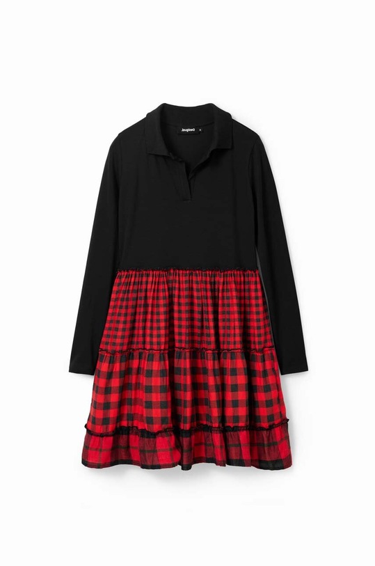 Φόρεμα Desigual 23WWVW74 κόκκινο