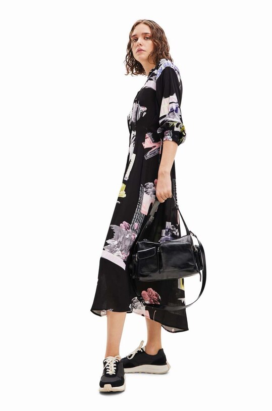Desigual rochie negru 23WWVWAJ